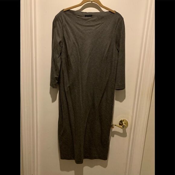 NWT Theory Jism feather wool flannel dress sz 12 - Picture 3 of 7
